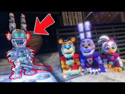 Animatronics VS PIRANAH PLUSHTRAP! (GTA 5 FNAF Mods)
