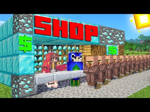 I Opened a Diamond Store In Minecraft ft @AyushMore