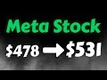 Meta Stock Analysis | $478 to $531 | Meta Stock Price Prediction