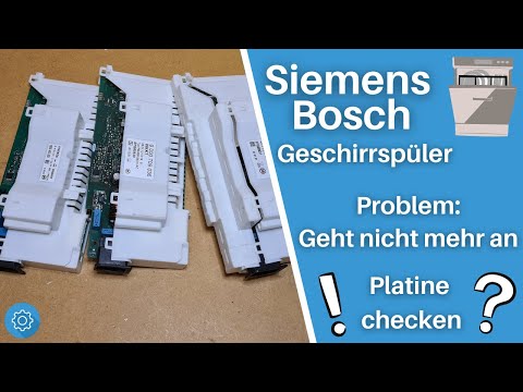 Dishwasher won't turn on - Siemens, Bosch, Neff - Circuit board problem