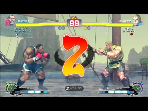 SSF4 Rank Match  ice0age r (BO)  vs  robin01 (AB)