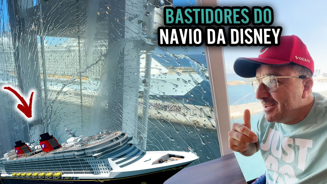 BASTIDORES DO NAVIO DA DISNEY 🇺🇸