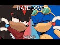Hate Love Animation Meme Remake Gift For TeamDarkGamingRules