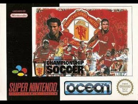 Manchester United Championship Soccer (1995) - Super Nintendo SNES