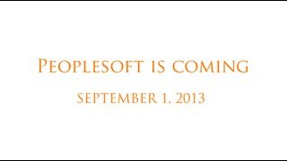 PeopleSoft Implementation at the University of Texas at El Paso