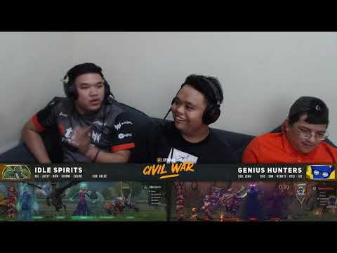 Genius Hunters vs Idle Spirits Game 2 (Bo3) | Lupon Civil War Playoffs