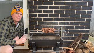 Tender AUSSIE lamb on the mini JUMBUCK!!!!