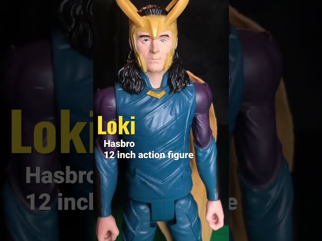 Vídeo relacionado con Marvel Avengers Titan Hero Series Collectible Loki Action Figure, Toy For Ages 4 and Up F2246, Black, 12-Inch