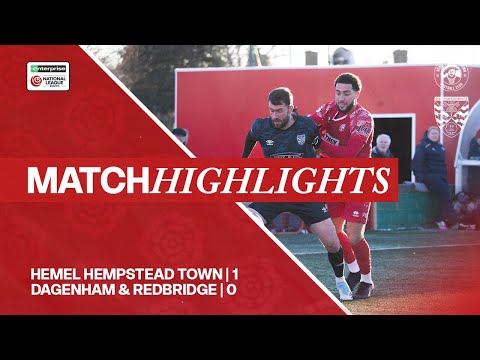 MATCH HIGHLIGHTS | Hemel Hempstead Town 1-0 Dagenham & Redbridge | National League South