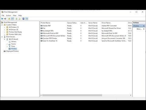 YouTube video about: What software enables users to set and change printer options?