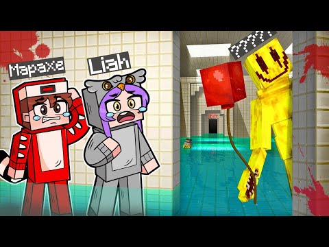 Minecraft PERO en LOS BACKROOMS😨🤡🎈LIAH MINECRAFT PERO TERROR