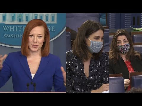 Psaki: Immigration, Time of Biden's 1st Primetime Address to One-Year Anniversary of Covid Shutdown