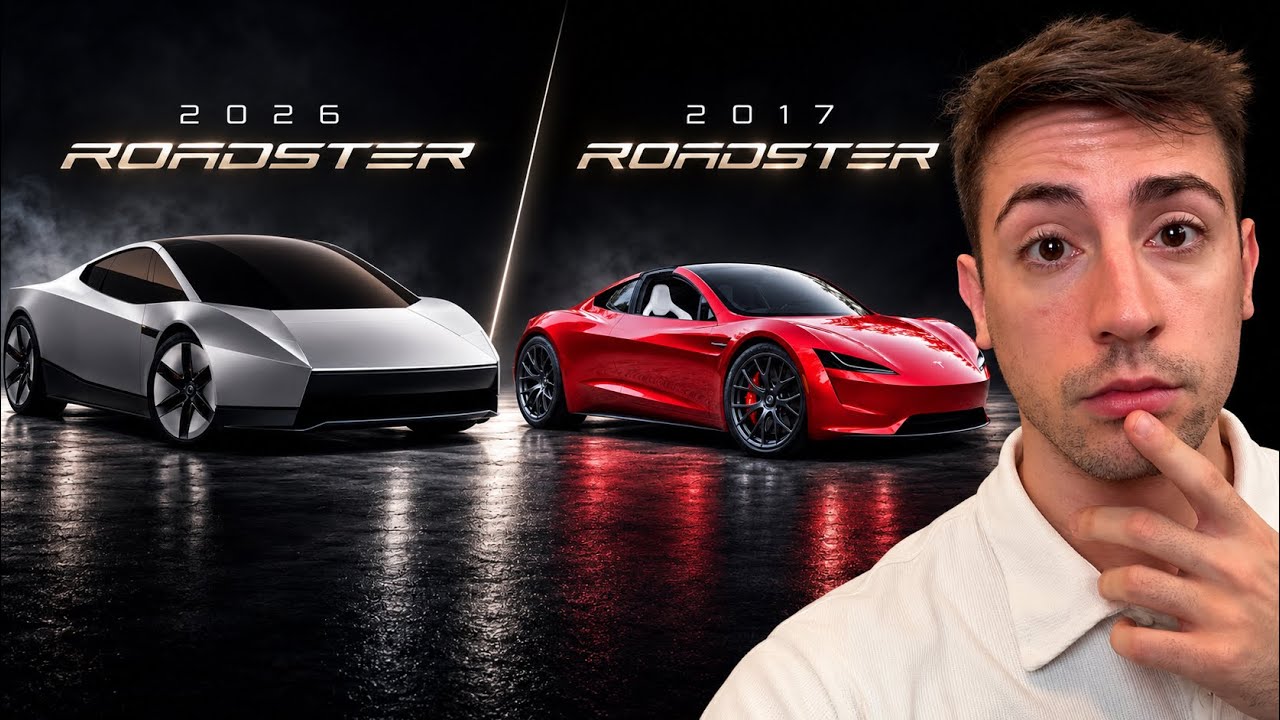 Facciamo un PARAGONE con la TESLA ROADSTER vecchia