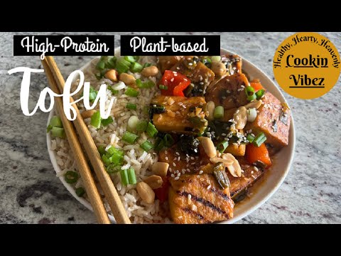 TOFU WITH BROWN RICE | How to Cook Tofu | Vegan | Plant-Based