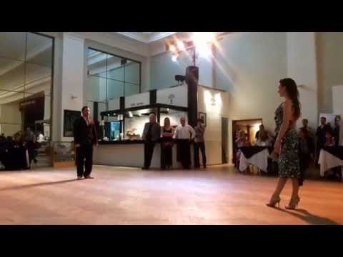  Ana Migoni  and  Luis Romero Berruti  are  dancing  to  the  tango  "  Mi Lamento  "  by  Osvaldo Pugliese