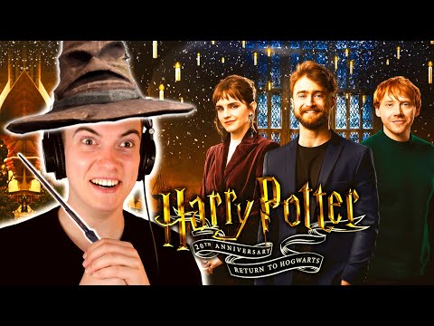 *MY HOUSE??* Harry Potter 20th Anniversary: Return to Hogwarts REACTION + Hat Sorting/Patronus/Wand!
