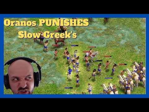 Greedy Greeks | Ranked 1v1 Oranos vs Zeus #aom #ageofempires