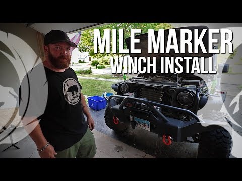 Mile Marker SEC15 Winch Installation