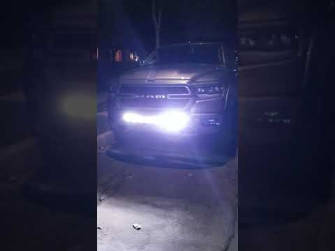 2019 RAM 1500 M&R DUAL 40" LED LIGHT KIT KIT - WHITE LIGHT VIDEO