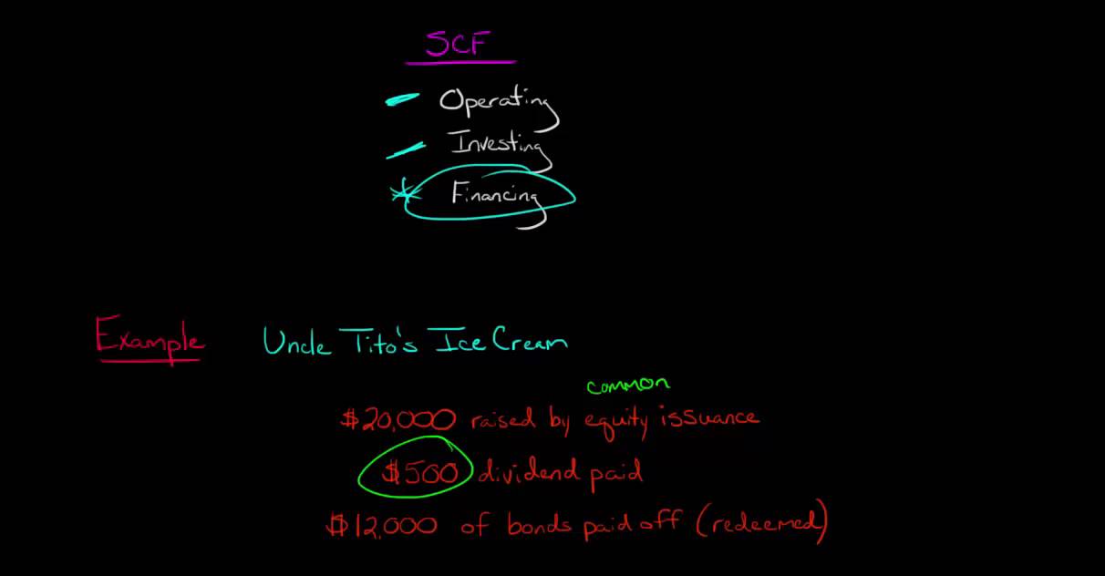 Cash Flow from Financing Activities (Statement of Cash Flows)