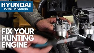 Is your Engine Hunting? - here's an easy fix you can try at home! (Hyundai Power Products)