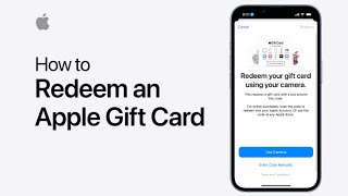 How to redeem an Apple Gift Card | Apple Support