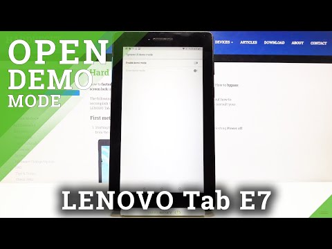 How to Activate Demo Mode on LENOVO Tab E7 – Enable Demo Mode