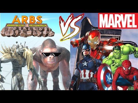 ARBS VS MARVEL AVENGERS! - TOURNAMENT - BOSSES VS HEROS - ARBS