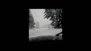 preview picture of video 'Driving my Jeep Wrangler  in the snow when this tree jumps out in front of me.... no seriously'