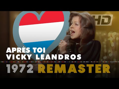APRÈS TOI – VICKY LEANDROS | Luxembourg 🇱🇺 | Eurovision Song Contest 1972 [HD Remaster]
