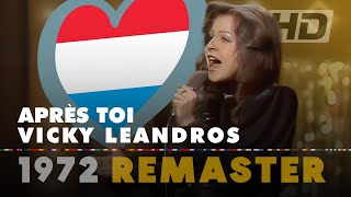 APRÈS TOI – VICKY LEANDROS | Luxembourg 🇱🇺 | Eurovision Song Contest 1972 [HD Remaster]