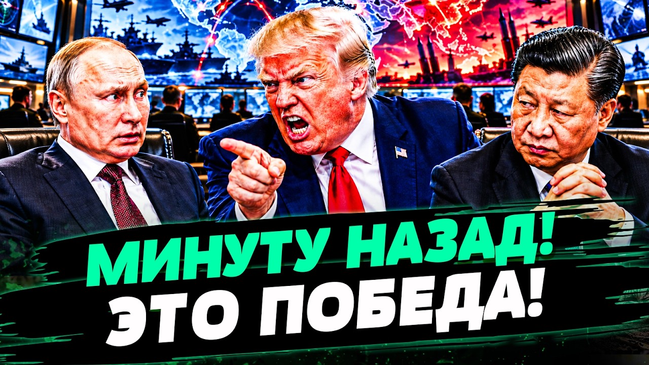 😱ВОТ ЭТО ДА! ТРАМП ПОДБИЛ, А СИ ДОБИЛ! КОНЕЧНАЯ ПУТИНА! ХУЖЕ ДЛЯ РФ И НЕ ПРИДУ?