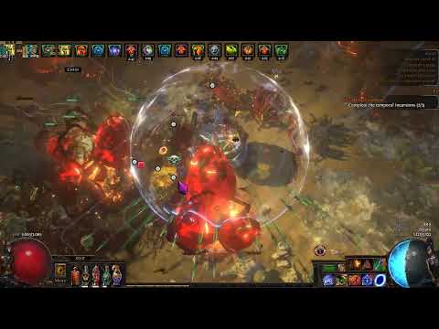 Path of Exile Sanctum 3.20 EK Ignite Build Gameplay