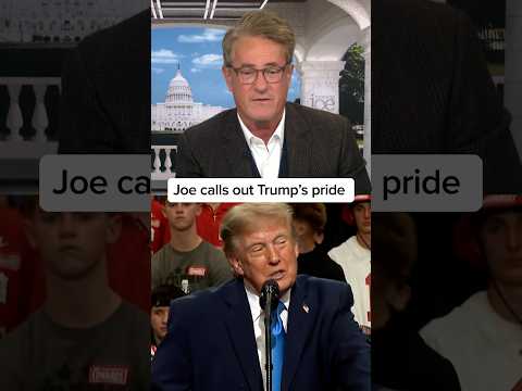 Joe calls out Trump’s pride