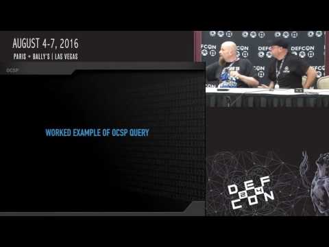 DEF CON 24 - Crypto and Privacy Village - Mat Caughron, Trey Blalock - Revocation the Frailty of PKI