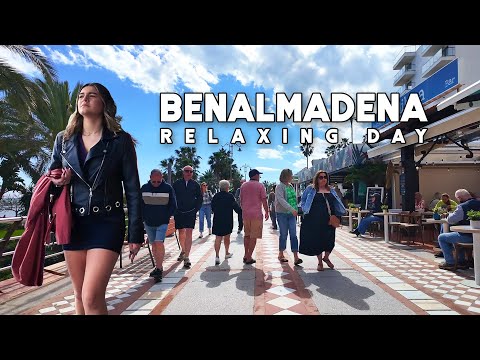 Benalmadena Spain Relaxing Day March 2025 Update Costa del Sol Walk | Málaga [4K]
