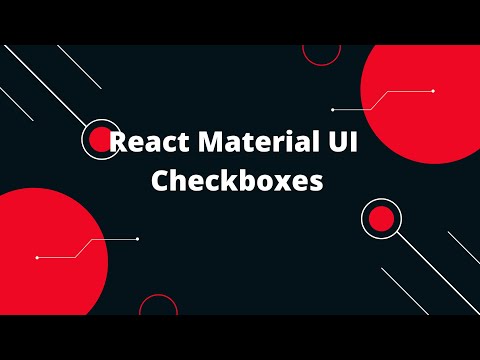 React Material Ui Checkboxes React Tutorial For Beginners
