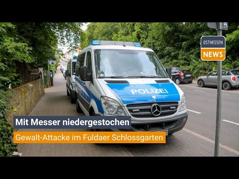 FULDA: Stabbed with a knife - violent attack in the castle garden