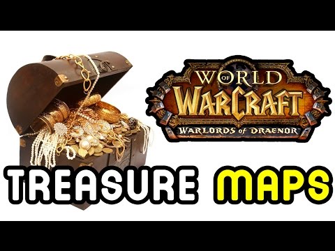 TREASURE MAPS !! Find LOADS of Treasure in Warlords of Draenor !!