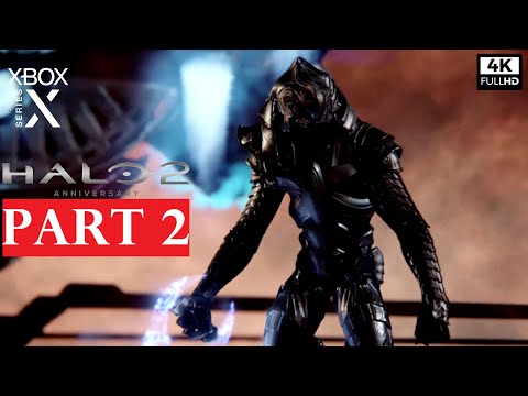 HALO 2 ANNIVERSARY Gameplay Walkthrough Part 2 [4K 60FPS XBOX SERIES X] - No Commentary