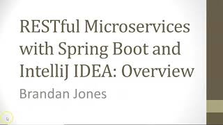 Download the video "RESTful Microservices with Spring Boot Project Overview"