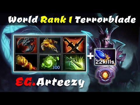 Dota 2 7.29D Terrorblade Guide. World Rank 1 Terrorblade EG.Arteezy full Gameplay 22kills.