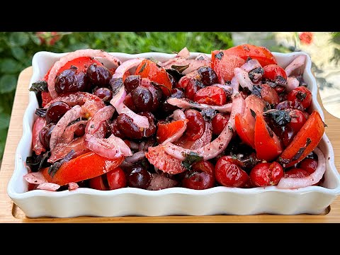 Trending Sour Cherry Salad Recipe in Azerbaijan!
