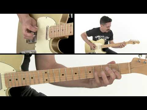 Modern Country Soloing Guitar Lesson - Paisley Printed Tribute: Performance - Corey Congilio