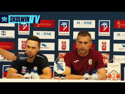 2023-08-04 Konferencja pomeczowe Świt Szczecin - Sokół Kleczew