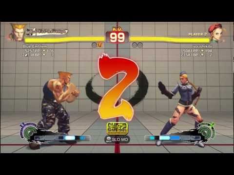 Blue Emblem (Guile) vs youshikibi (Cammy)