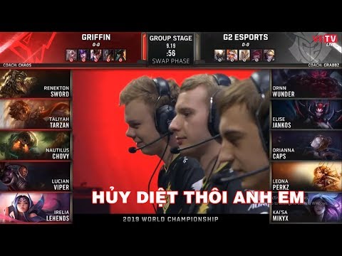 Highlights GRF vs G2 CKTG 2019 | JANKOS Cầm Elise Và PERK Cầm KaiSa Hủy Diệt Toàn Bộ GRF