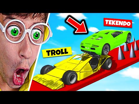 Cara a Cara TROLL vs HERMANO 😂!!! (Carrera Imposible) - GTA 5 Online TEKENDO
