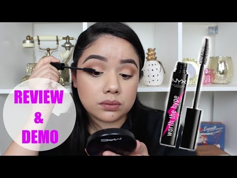 NEW NYX Worth The Hype Mascara | Review & Demo Video