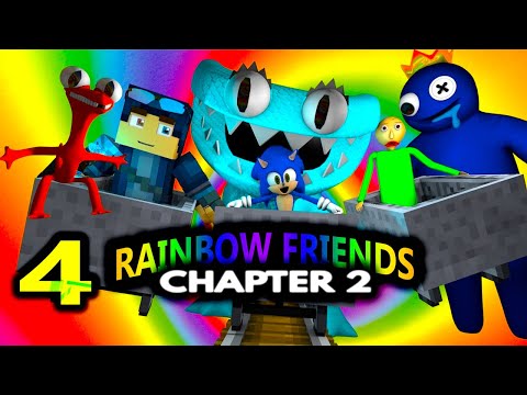 CraftTastic - RAINBOW FRIENDS 4 Chapter 2  Ft SONIC BALDI STEVE (official) Roblox CHALLENGE Minecraft Animation